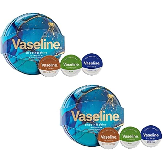 مجموعة هدايا بلسم الشفاه الناعم واللامع 2 عبوة